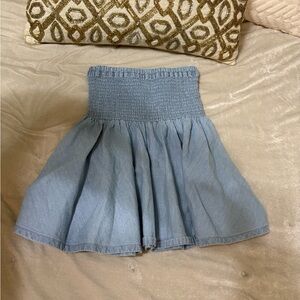 J. Crew Blue Denim Skirt Size XS